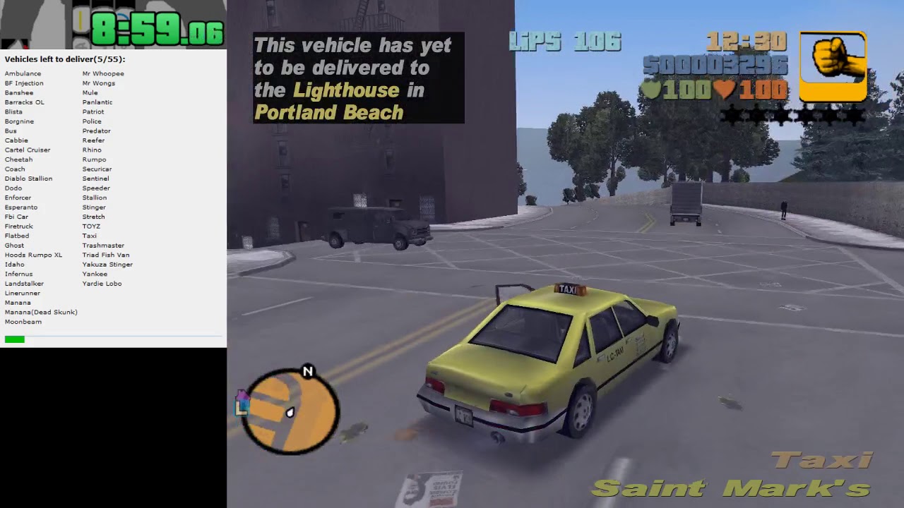 GTA III RACE #8 - Lighthouse Autos w/ Domo, NABN00B, Fryterp23, Tubeway + MrMateczko Commentary