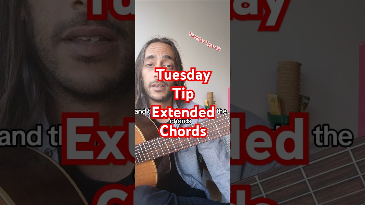 A quick lesson on extended chords! #advice #guitar #teachingguitar