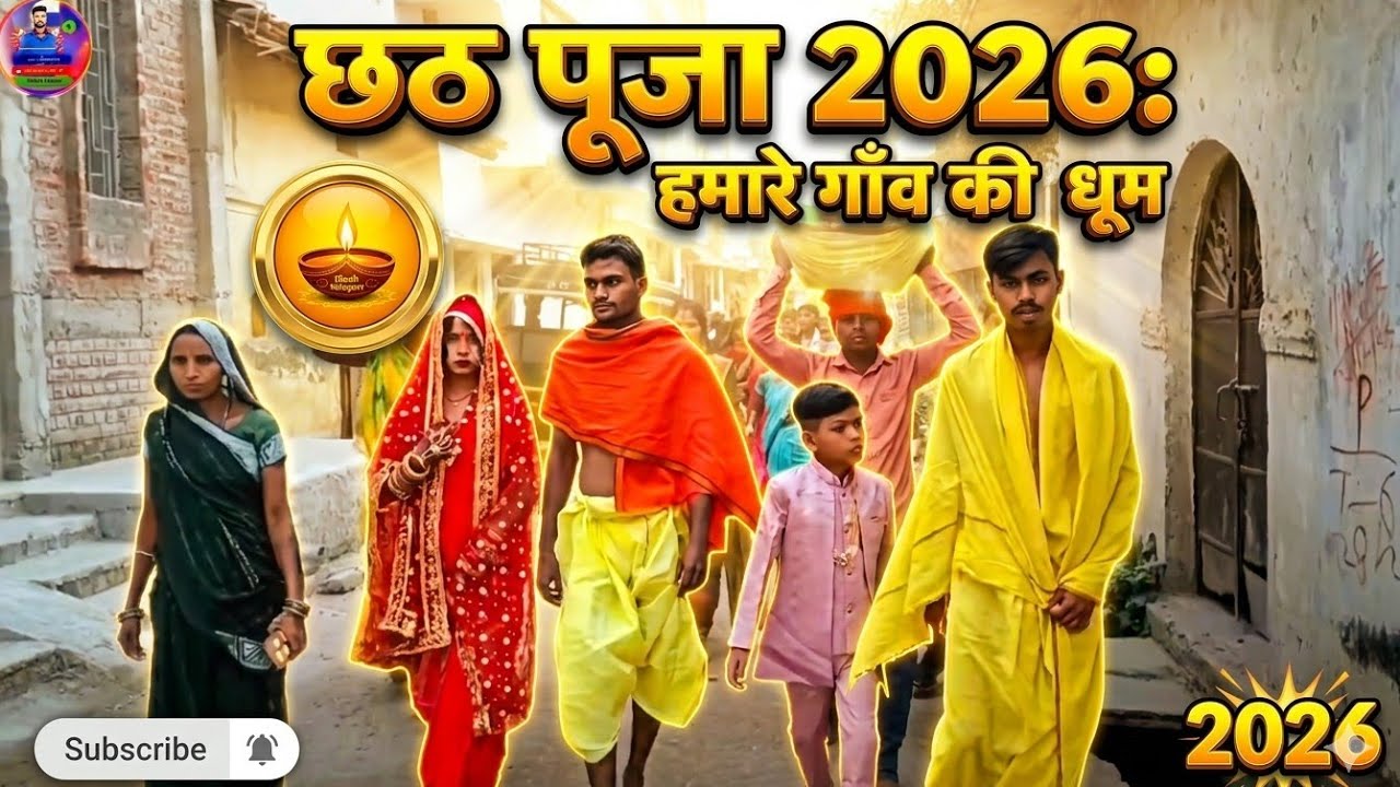 छठ महापर्व: हमारे गाँव की सबसे बड़ी धूम! 🔥छठ पूजा की शुरुआत: घाट पर धूम और रौनक! ✨