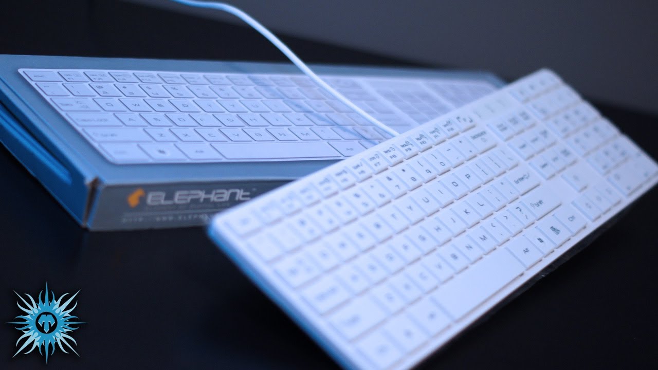 White Apple Style Keyboard Unboxing & Overview