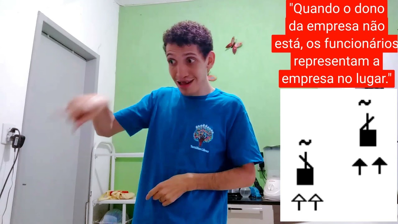 REPRESENTAR - SINAL EM LIBRAS