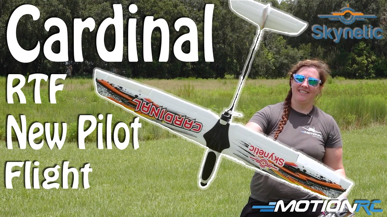 Skynetic Cardinal 1400mm RTF New Pilot Flight | Motion RC