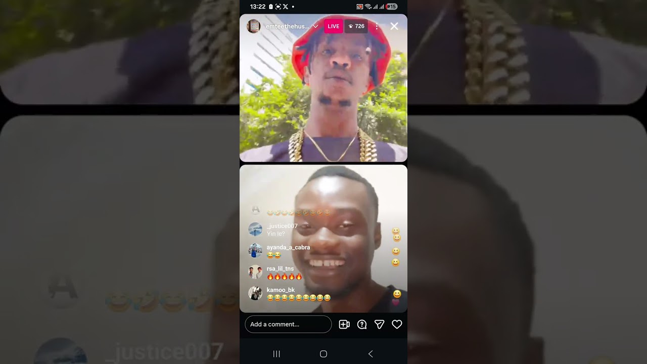 EMTEE в прямом эфире в Instagram с Big Zulu