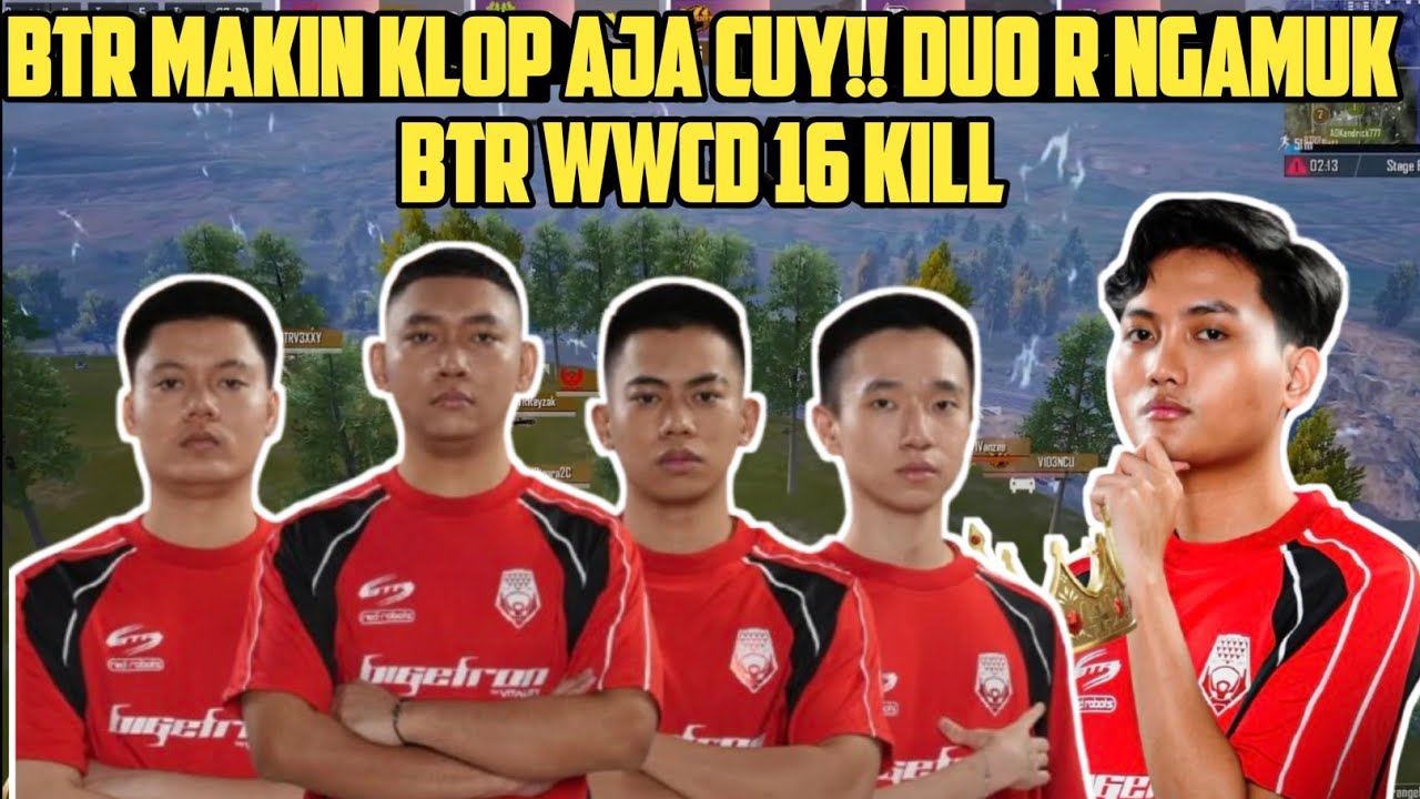 BTR MAKIN KLOP AJA CUY!! DUO R NGAMUK, BTR WWCD 16 KILL - RUTHLESS S14