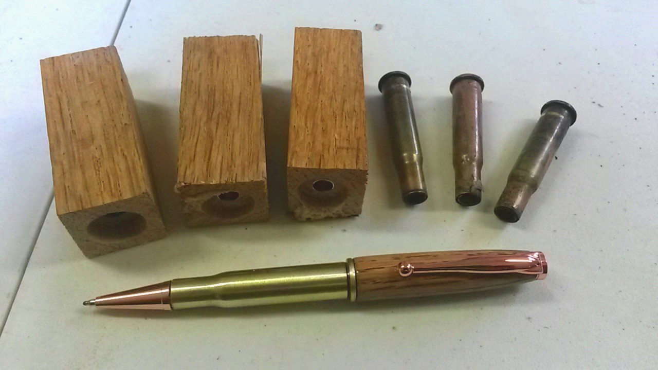 30-30 shell casing pen project