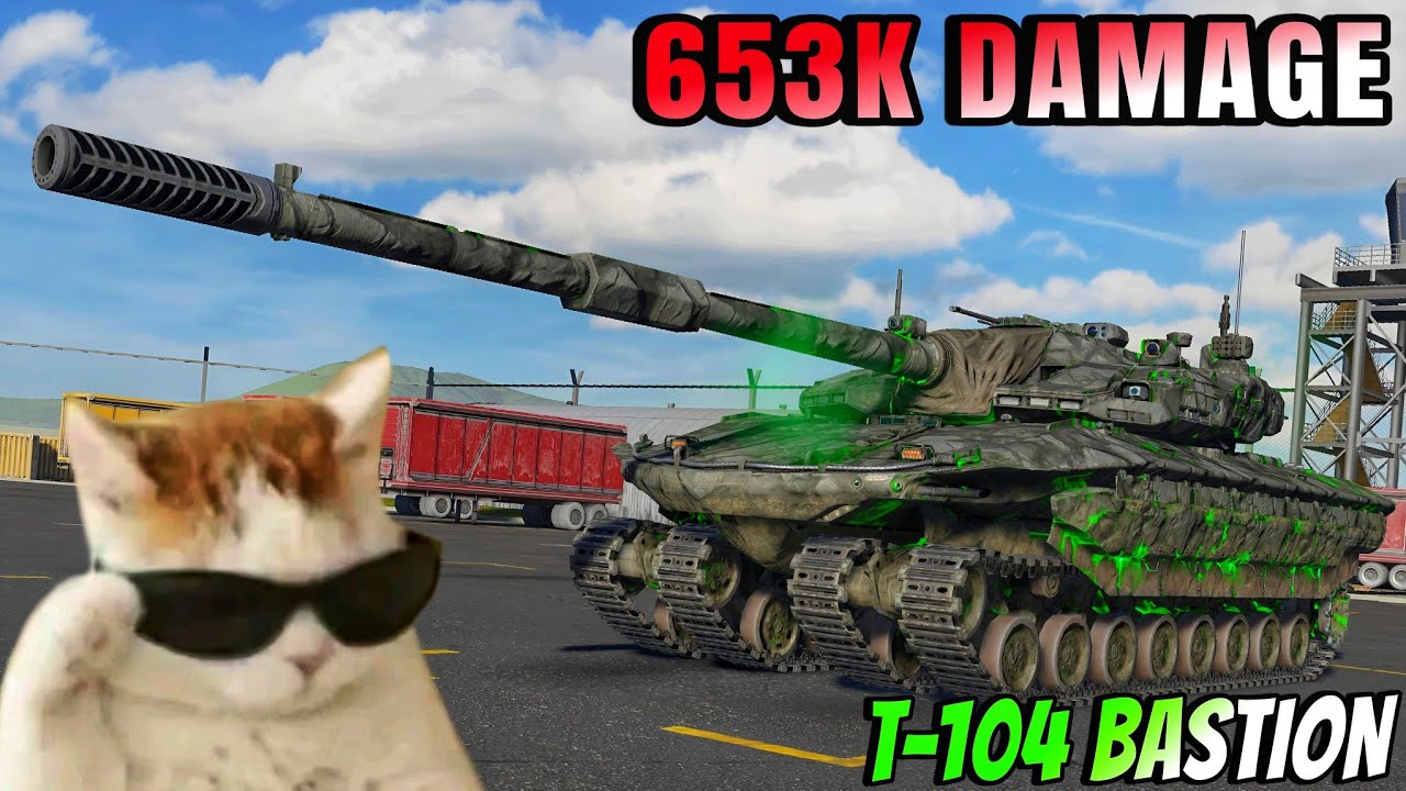 T-104 BASTION :  653K Damage With 12 Kills Brutal Gameplay 🔥 MWT :  TANK BATTLES 