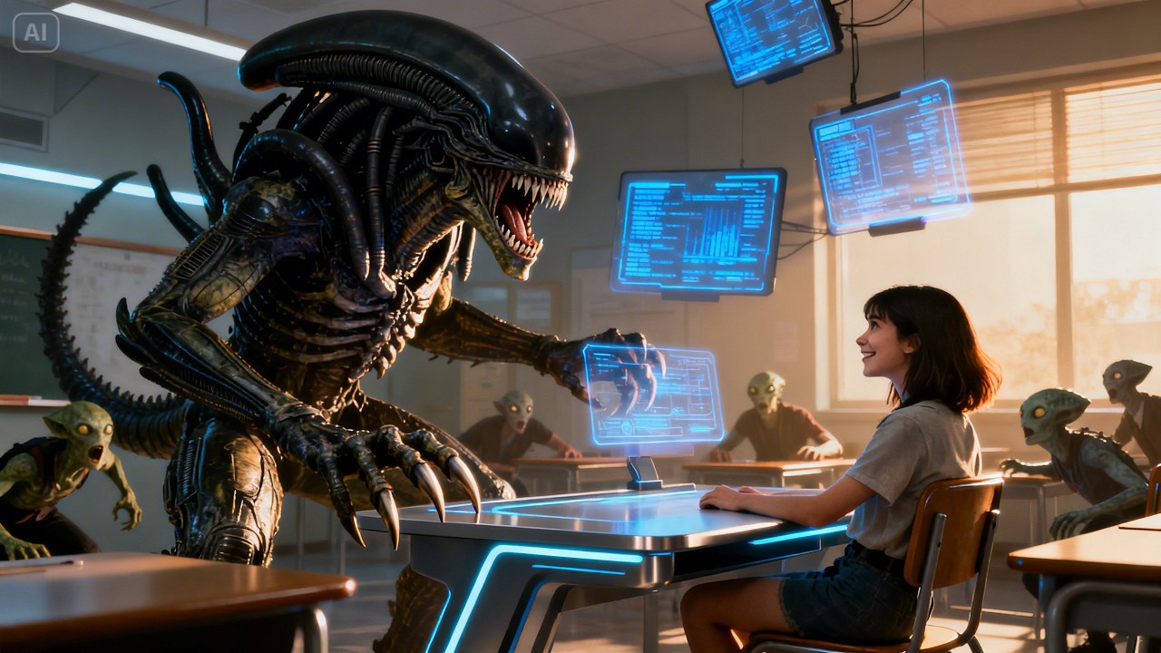 The Predator Roared in the Classroom | The Human Smirked and Called It a Cute Puppy｜HFY Sci Fi