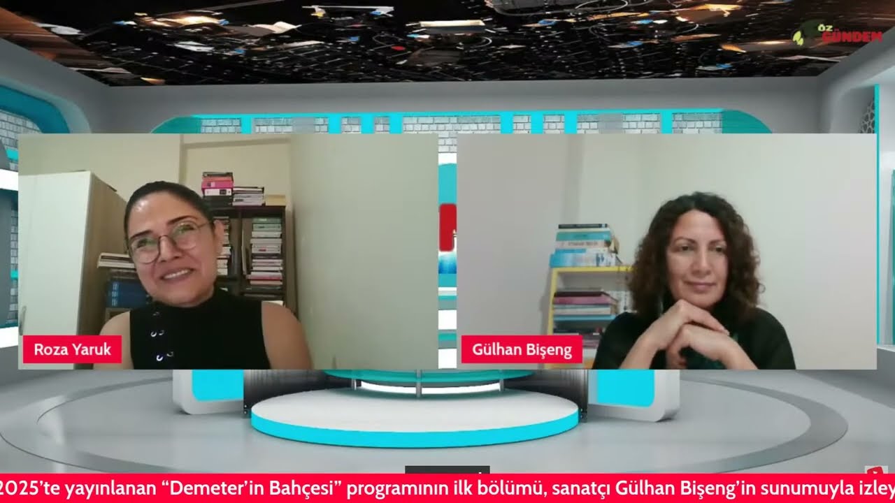 #Mersin’de Sanatçı Gülhan Bişeng “#Demeter’in Bahçesi”programında #Jineoloji tartışmaları – Bölüm1