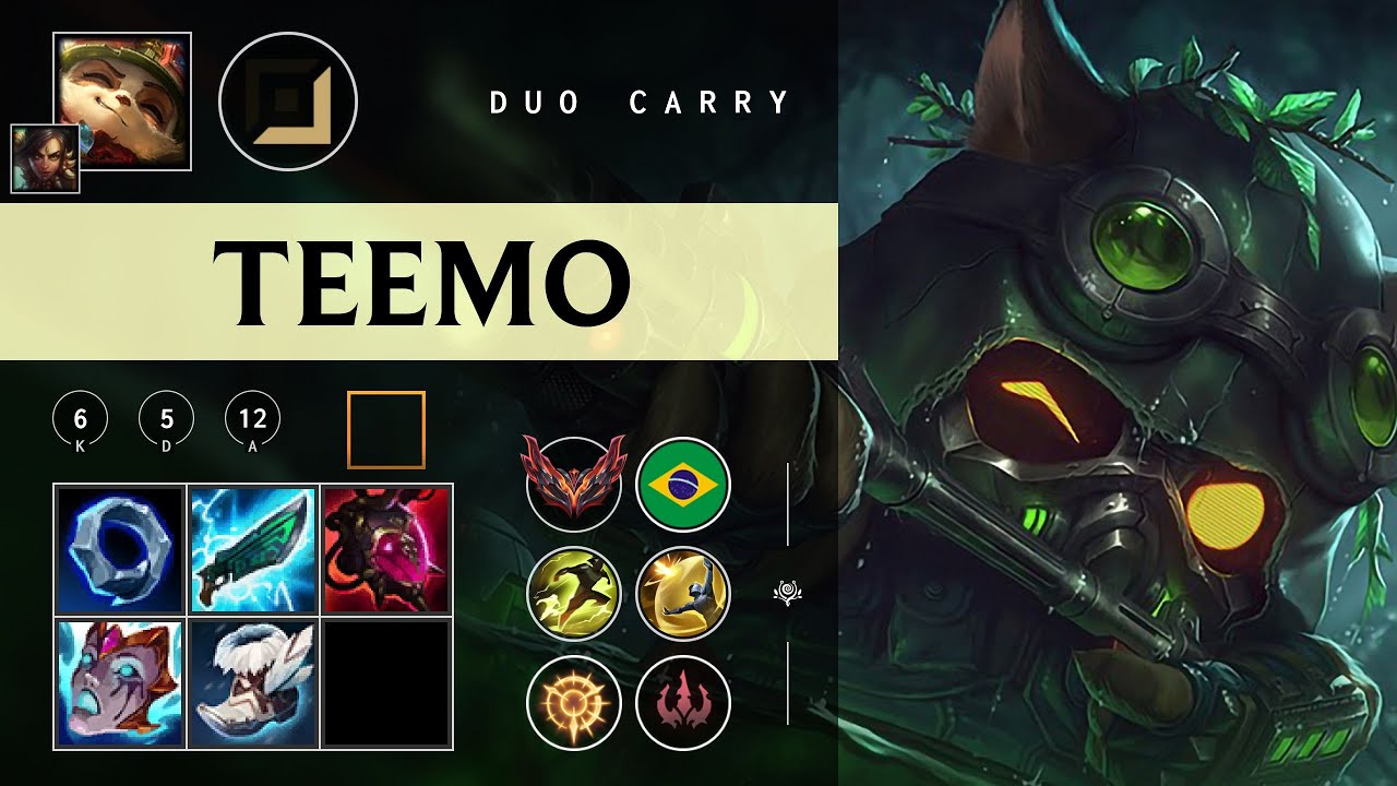 Teemo Carry vs Lucian - BR Grandmaster Patch 26.02