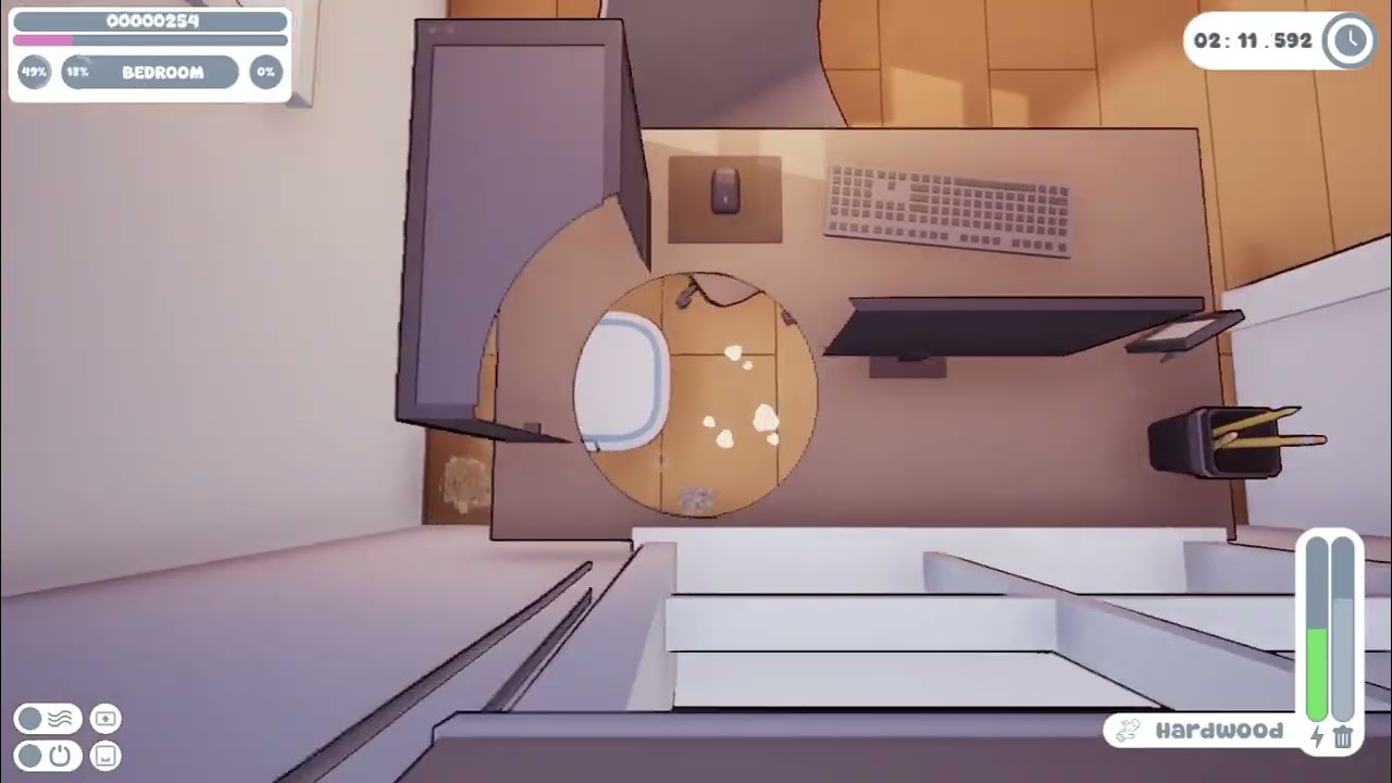 VacuuBot: Home Cleaning Simulator [robot cleaning machine]