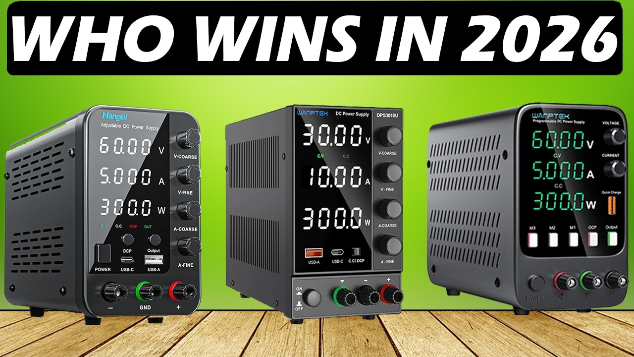 TOP 3 Best DC Power Supplies 2026 – Accurate & Reliable for Electronics