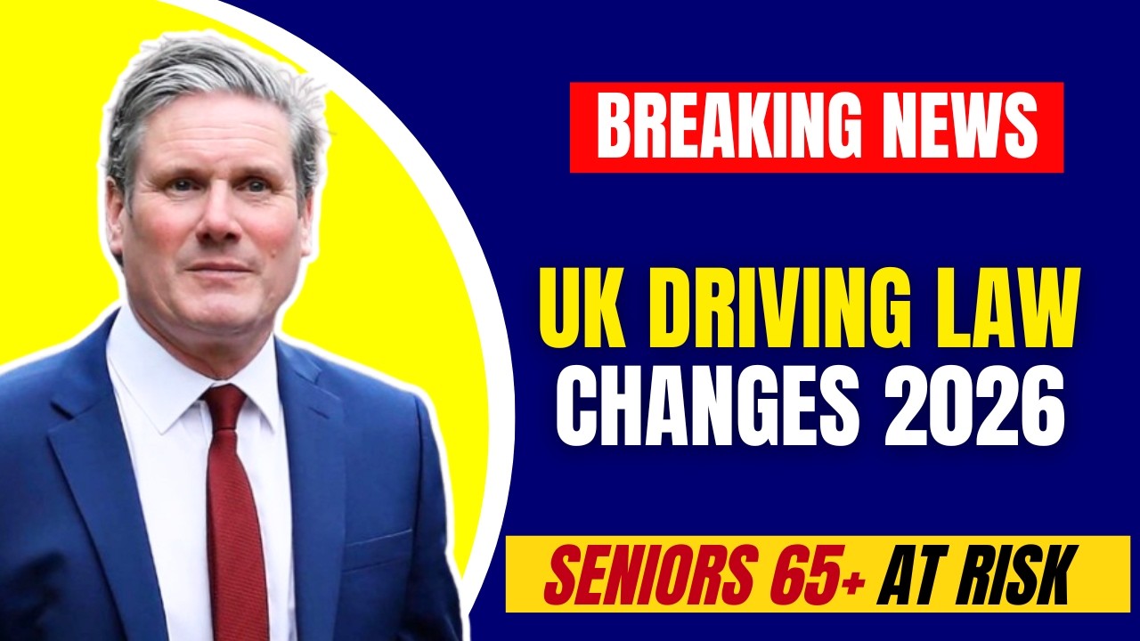 💥 UK Driving Law Changes 2026 | Seniors 65+ Face Major Impact 🚗