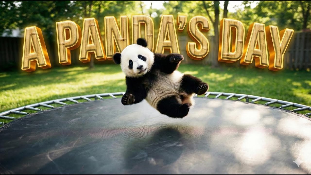 🐼A Panda Trying to Get Through the Day | 하루를 버텨보는 판다 #pandashorts #panda#funnypanda