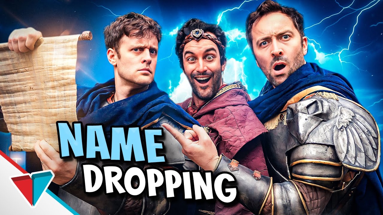 Cramming 80 fan names into a skit