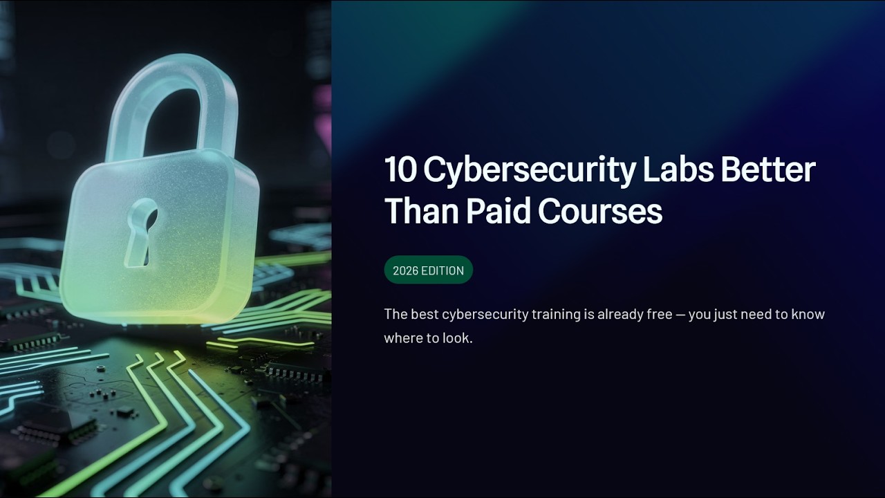 10 FREE Cybersecurity Labs Better Than Paid Courses (2026 Guide)