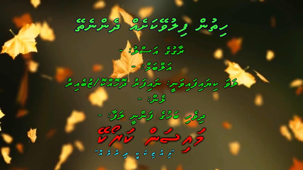 Hithun Filuveykasheh Dhen Nethey M Solo By Dhivehi Karaoke Mysan