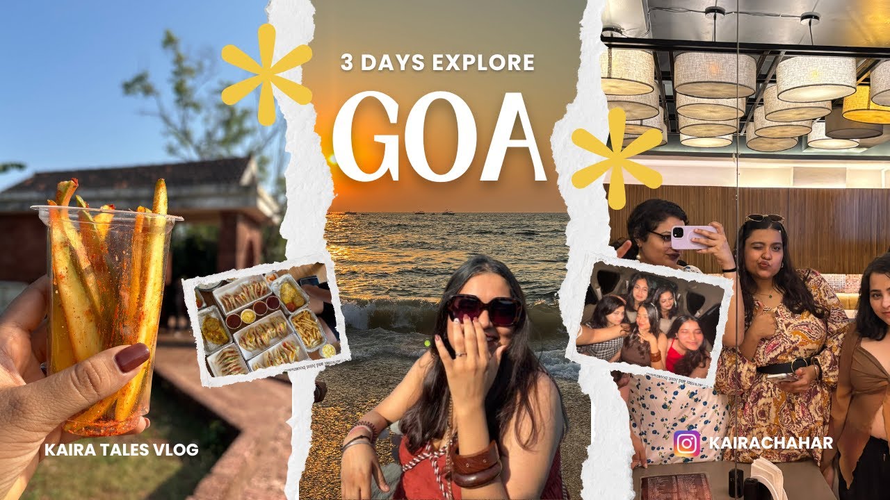 Beaches, Sunsets & Friends | Goa Travel Vlog 🌴✨