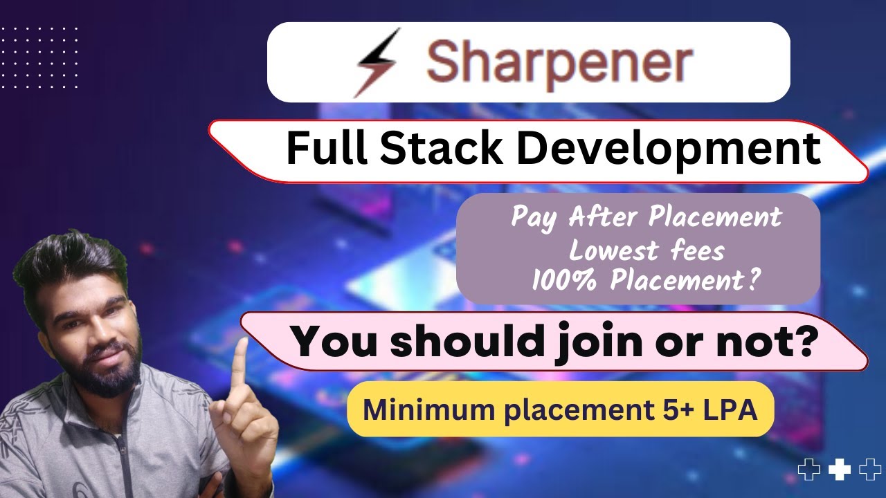 Sharpener Review || Best Pay After Placement for Full Stack Development?🤔