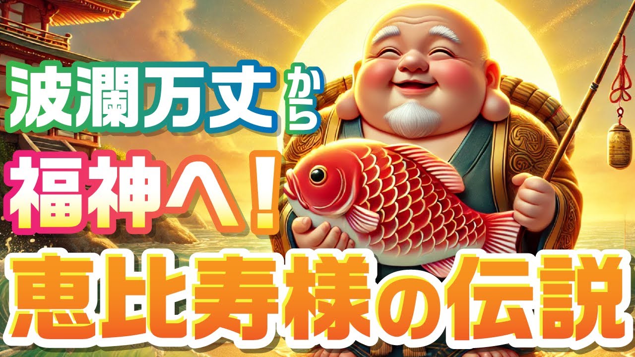 ［恵比寿様］波瀾万丈から福神へ！恵比寿様の伝説