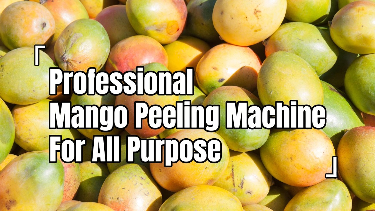 Stop Manual Mango Peeling! Smart Mango Peeler for Food Factories 🥭