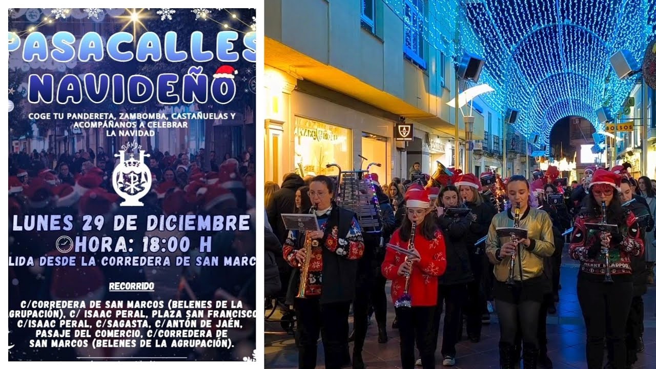 GOLDEN KPOP - BANDA DE CABECERA EXPIRACIÓN (PASACALLES NAVIDEÑO). LINARES 2025.
