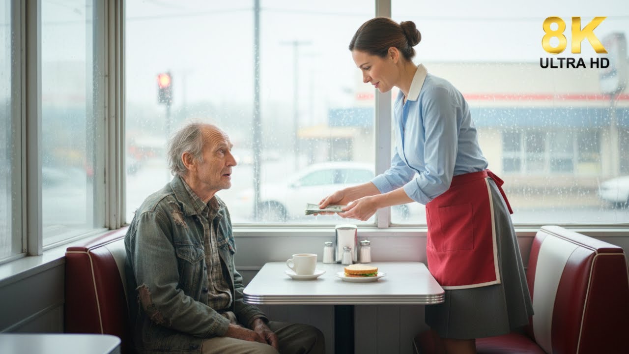 A Single Mom Bought an Old Man Coffee—Unaware He Was a Billionaire Testing Her Heart