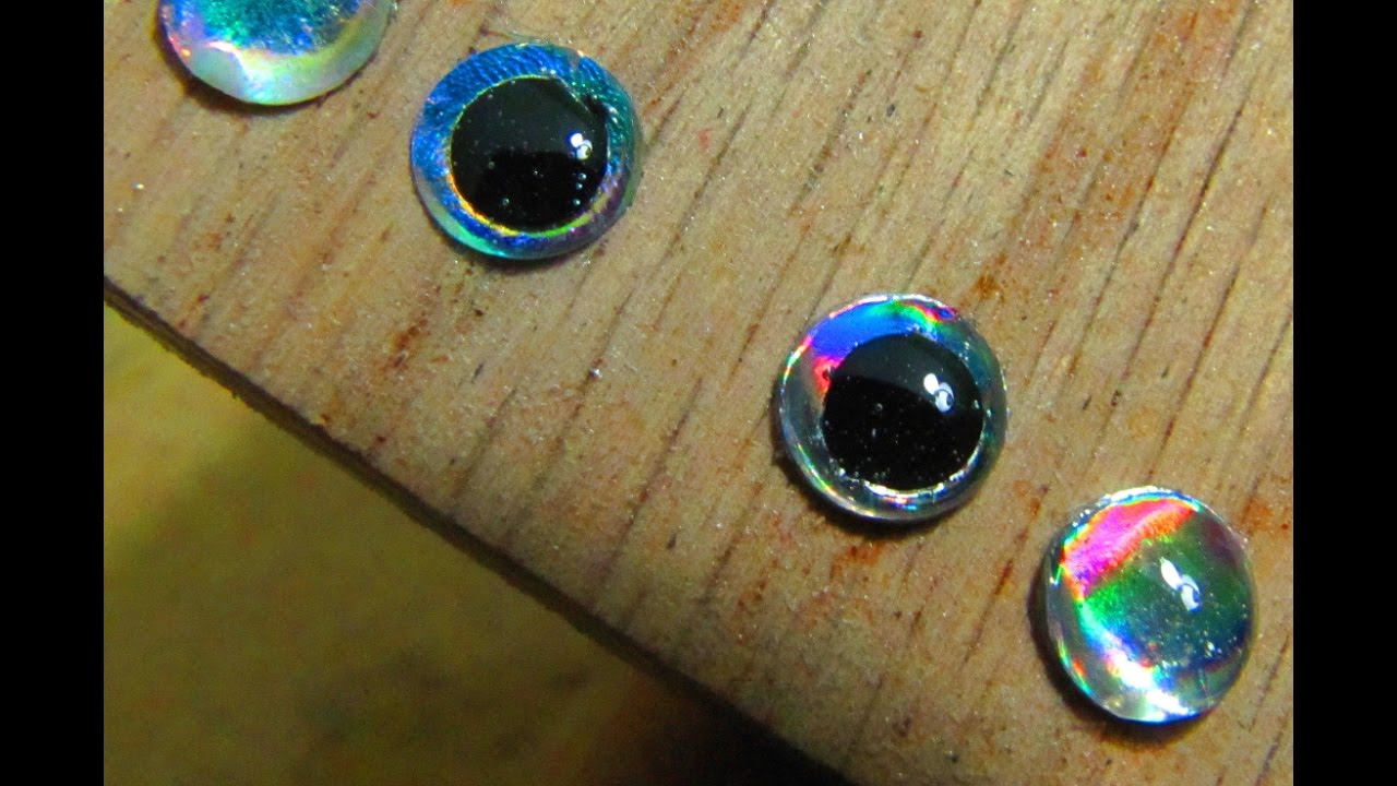 Epoxy Fishing lure eyes on a budget