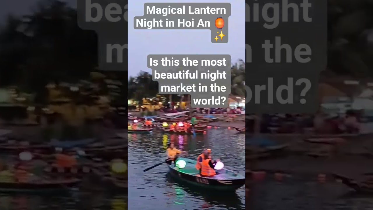 Floating lanterns, music, and colors &mdash; this Hoi An experience was pure magic✨️. #budgettravel