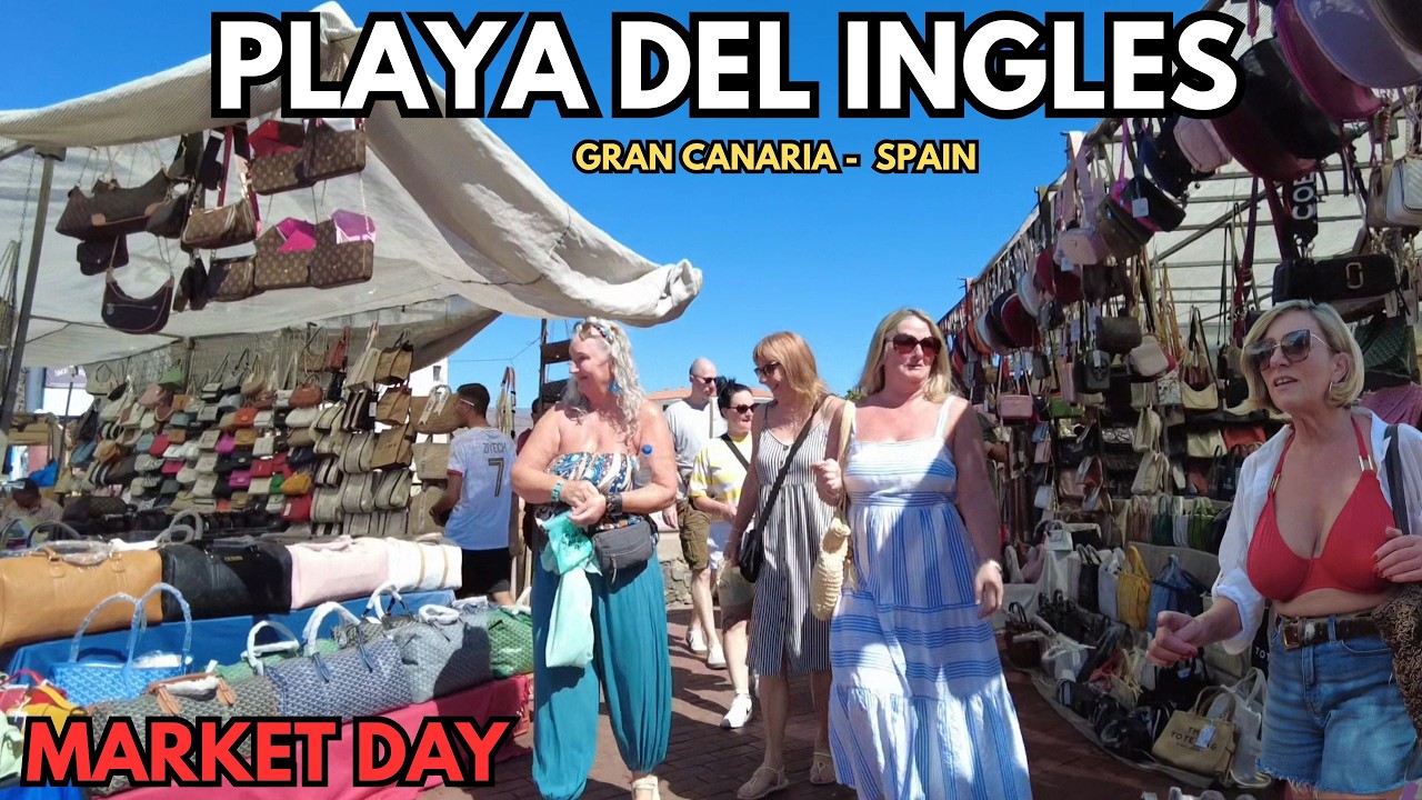 Yesterday Market in Playa del Ingl&eacute;s |Hot days |2026 |February