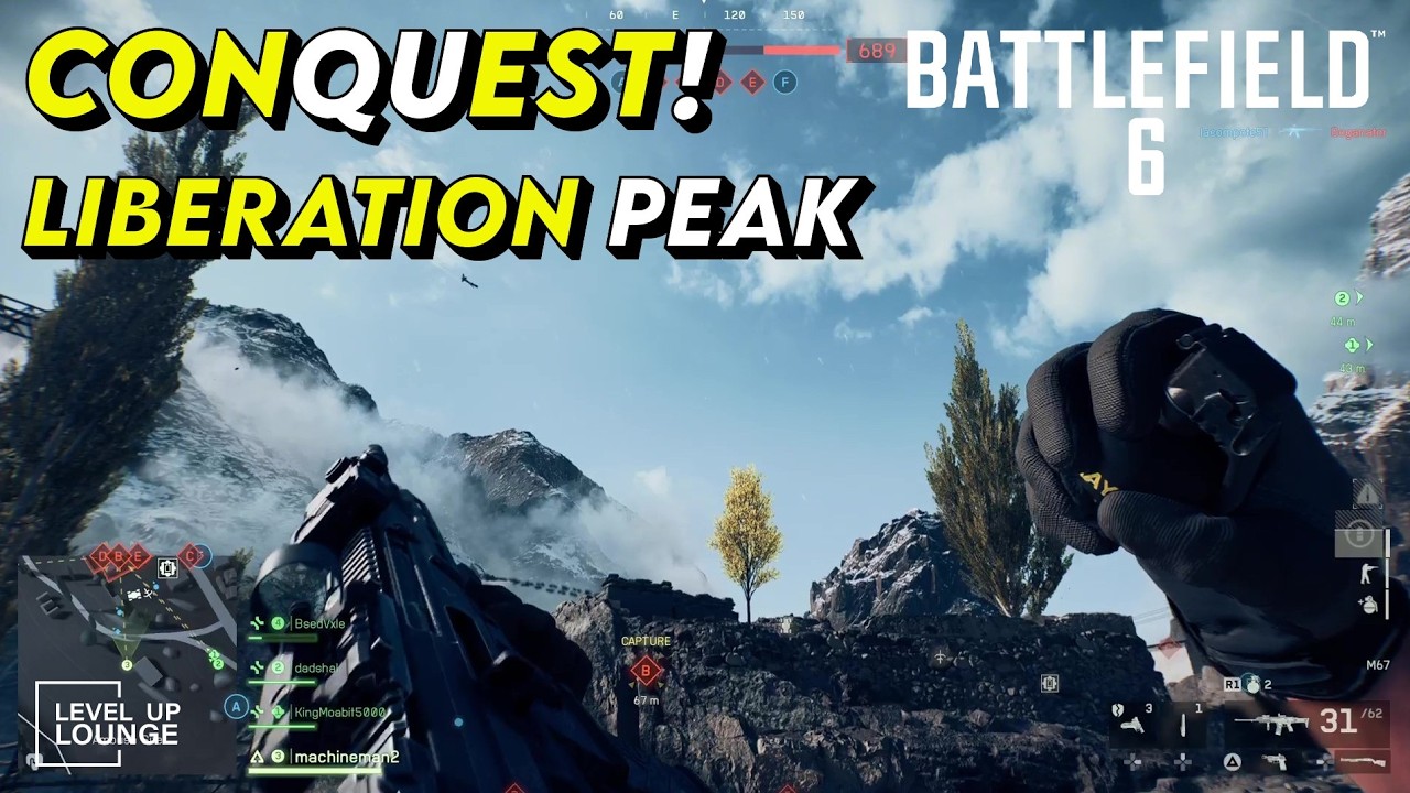 BATTLE FOR THE SUMMIT! 🏔️ Battlefield 6 Conquest: Liberation Peak (PS5)