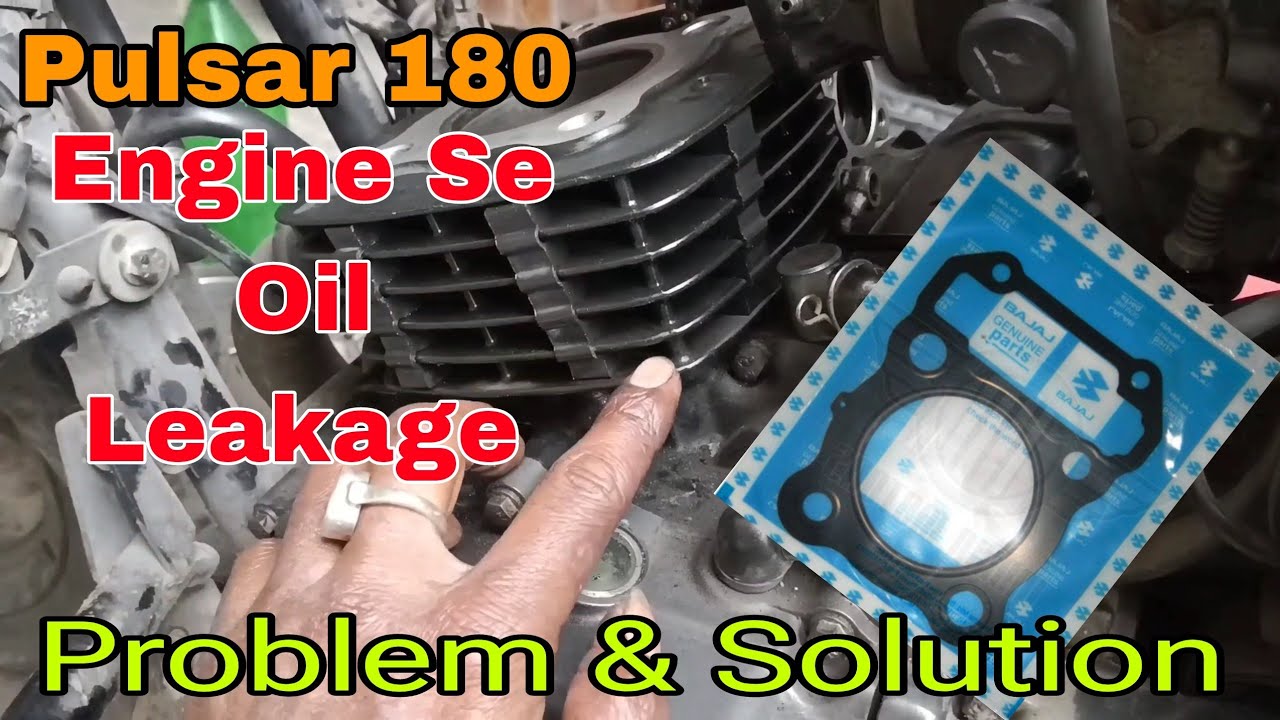 Engine Oil Leakage | Bike Engine Oil Leakage Problem | Pulsar 180 Neon | ARUPTOMOTIVE