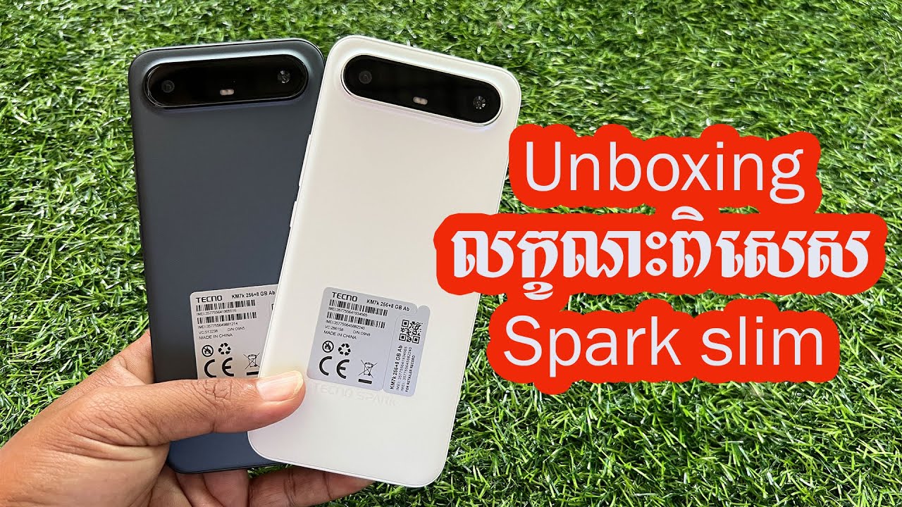 Spark slim Unboxing និងលក្ខណះពិសេស