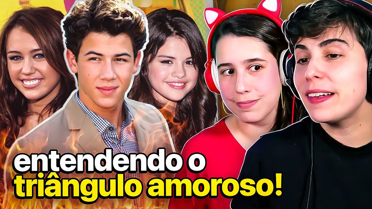O QUE ACONTECEU ENTRE NICK X SELENA X MILEY? | React FefoVerso
