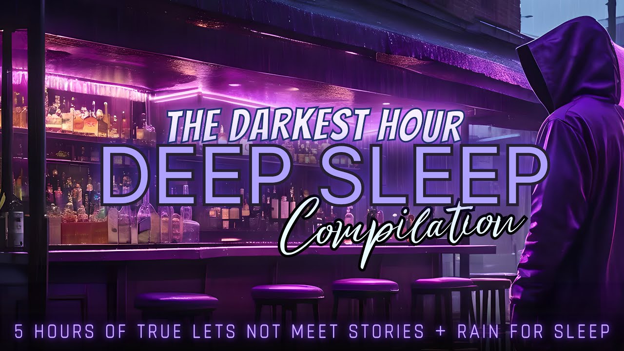5 Hours of TRUE Scary Stories + rain for sleep 😴  NO ADS, just stories
