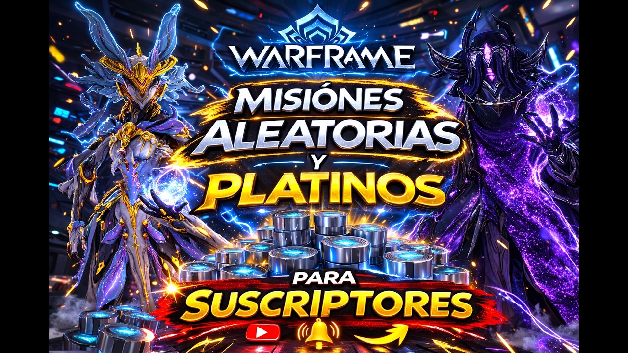 Warframe Misiones aleatorias y Platinos para Suscriptores