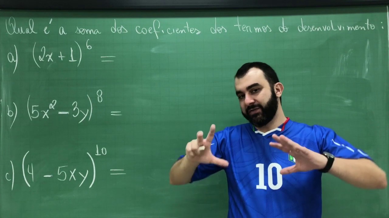 #9 Soma dos Coeficientes do Binômio de Newton