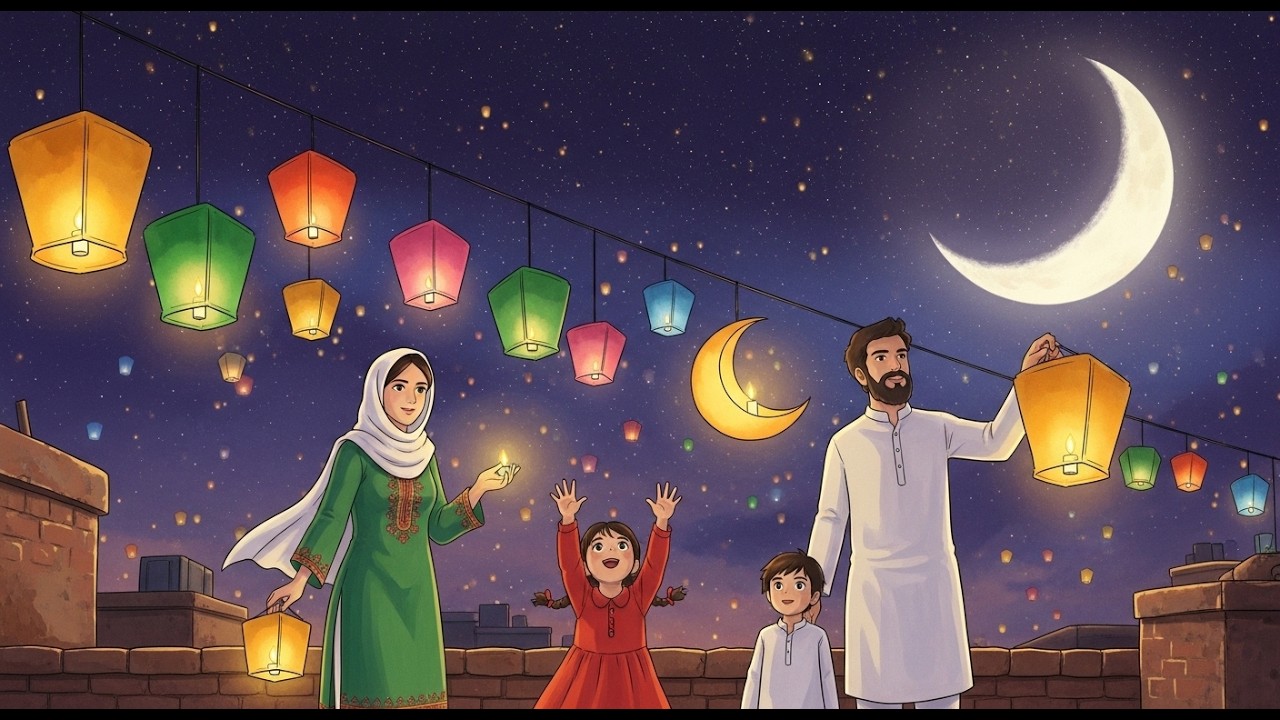 A Shab-e-Qadr Ghibli Story | Ramadan Special Animation | Ghibli Time ASMR