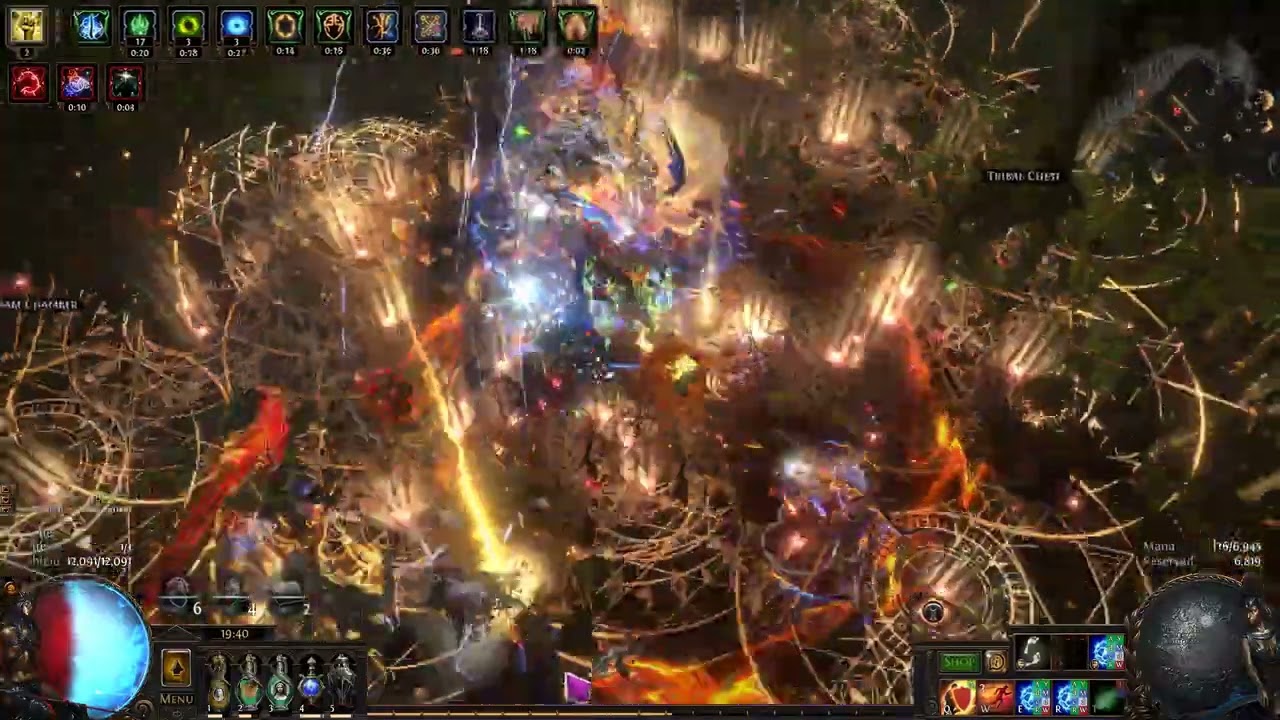 Kinetic Blast of Clustering Inquisitor - Clear example