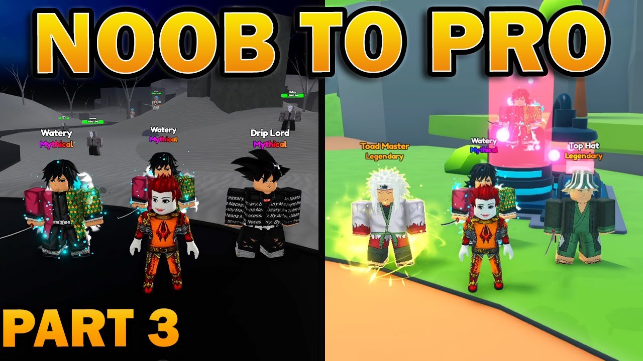 Noob to Pro Part 3 Anime Warriors Simulator 2 F2P