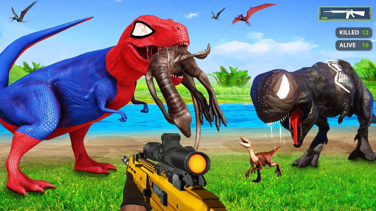 Wild Animal Hunter 3D - Dinosaur Hunter Game - New Android Gameplay New update #2025