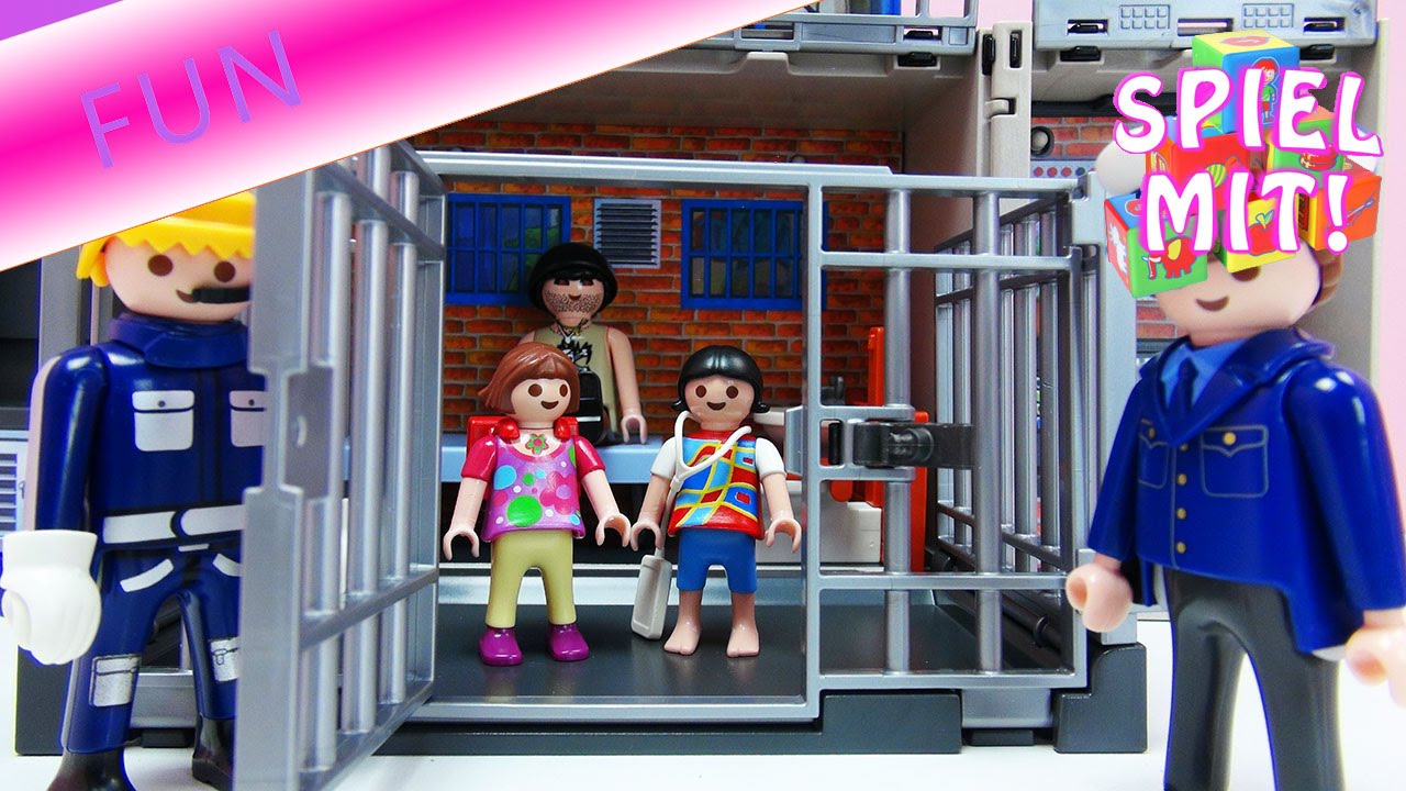 Playmobil Film Deutsch - Lena und Chrissi im Gefängnis - Treffen mit echtem Verbrecher
