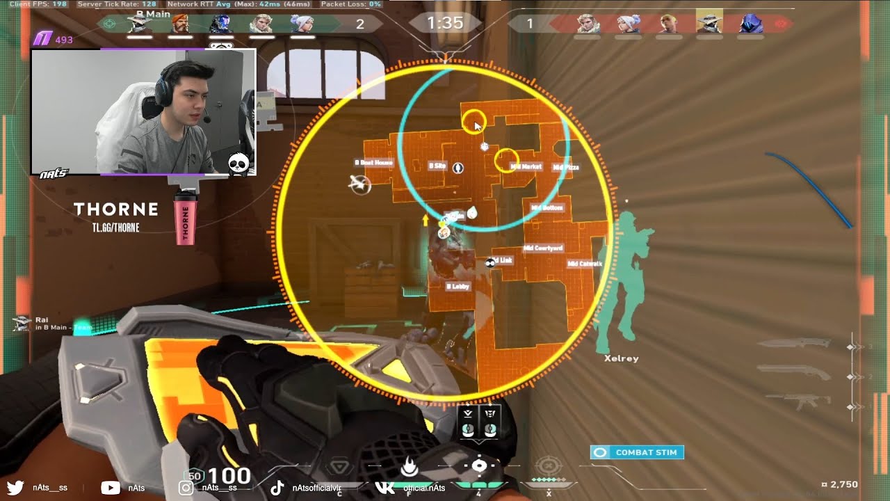 ASCENT! NATS PRO BRIMSTONE VALORANT RANKED GAMEPLAY [Full Match VOD]