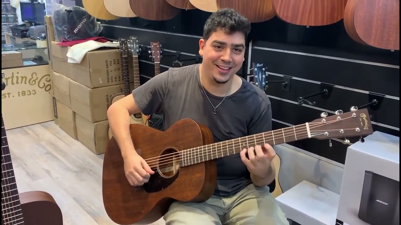 MARTIN GUITAR D 15M  00015M הדגמות על גיטרות מרטין