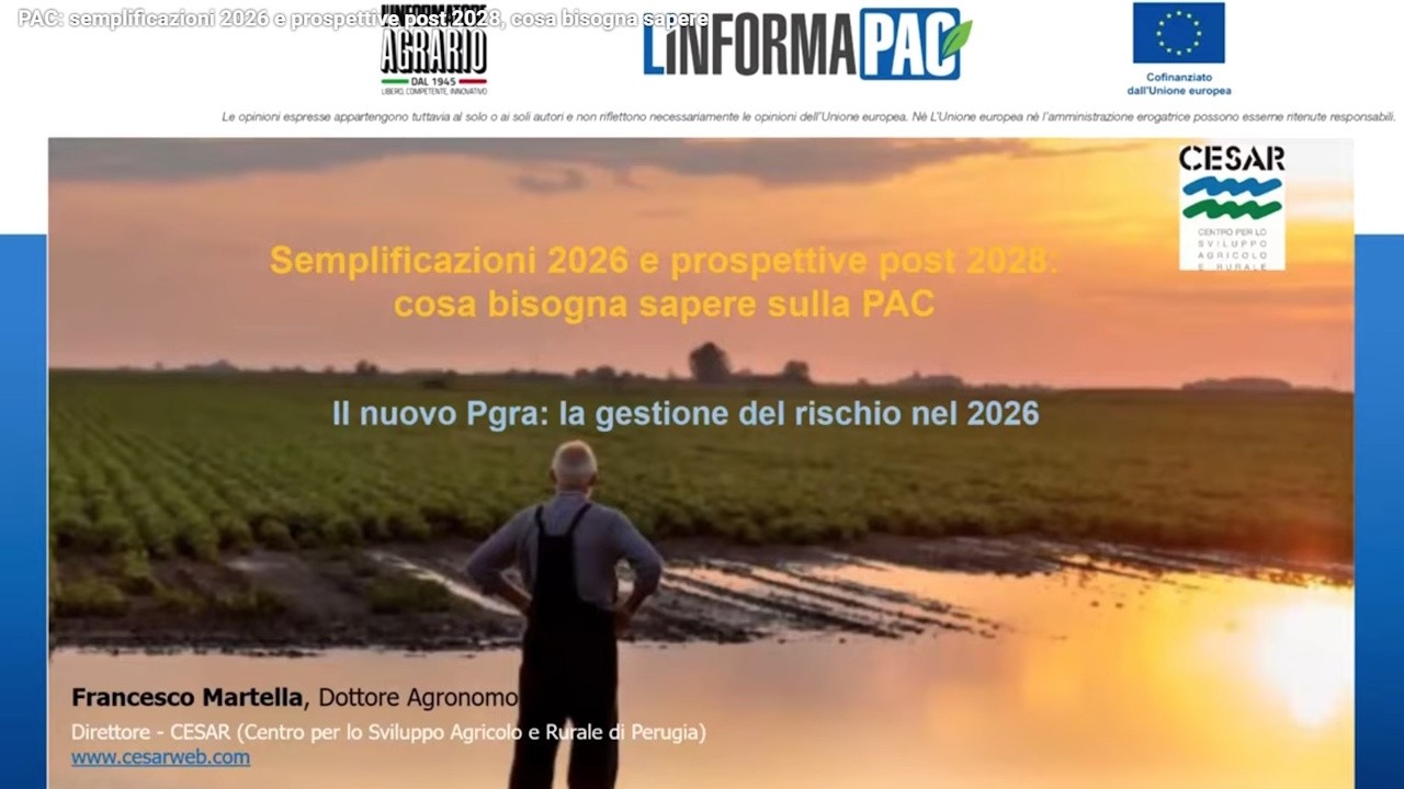 PAC: semplificazioni 2026 e prospettive post 2028, cosa bisogna sapere sulla