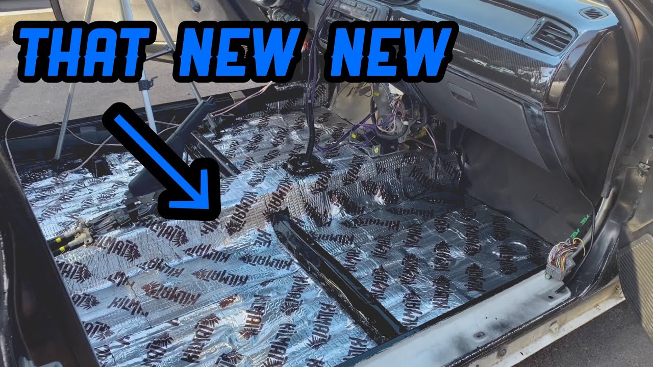 Civic Gets New Sound Deadening | Civic Build | Killmat Install | JCJG