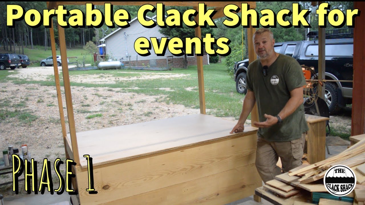 Portable Clack Shack for events- phase 1