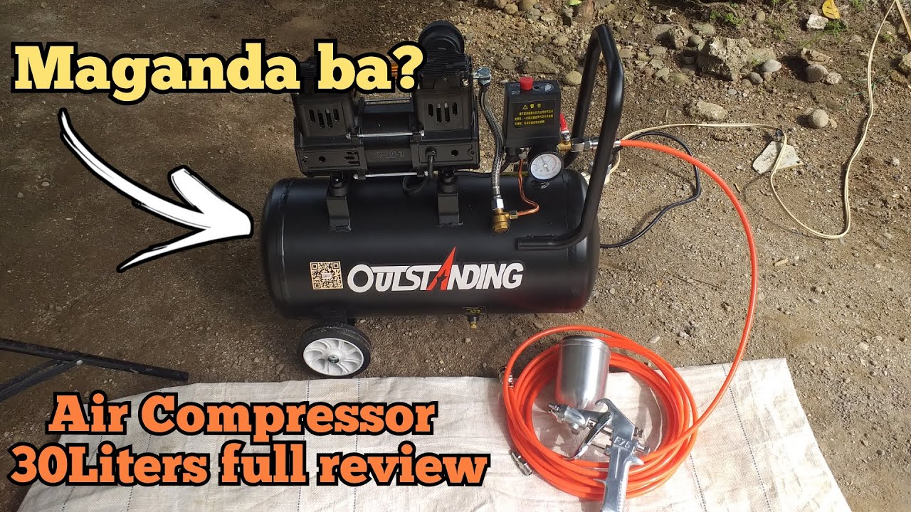 Full Review Oil Free Air Compressor 30Liters | OUTSTANDING AIR COMPRESSOR | Unboxing Air Compressor