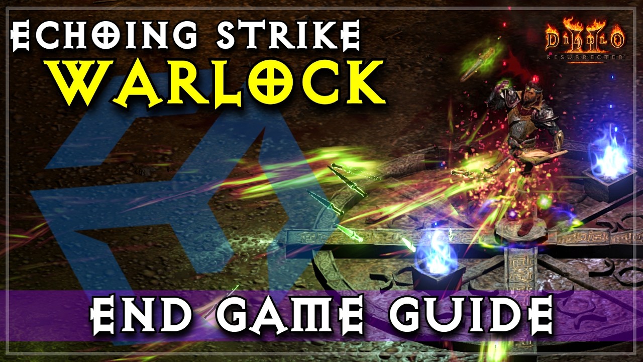 Easy P8 TZ Farmer! Magic Echoing Strike Warlock Endgame Build Guide Update on Maxroll D2R Season 14