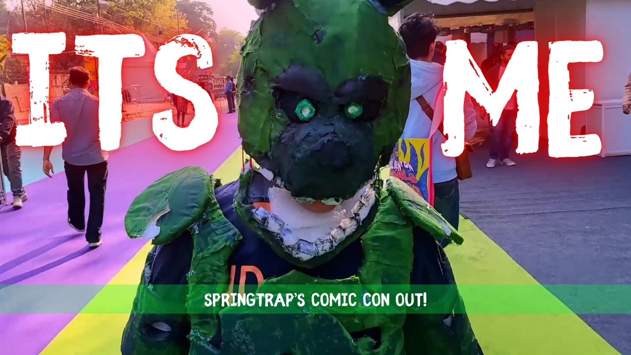 I VISITED COMIC CON AS SPRINGTRAP (it was INSANE) | Fnaf | Springtrap | Comic Con
