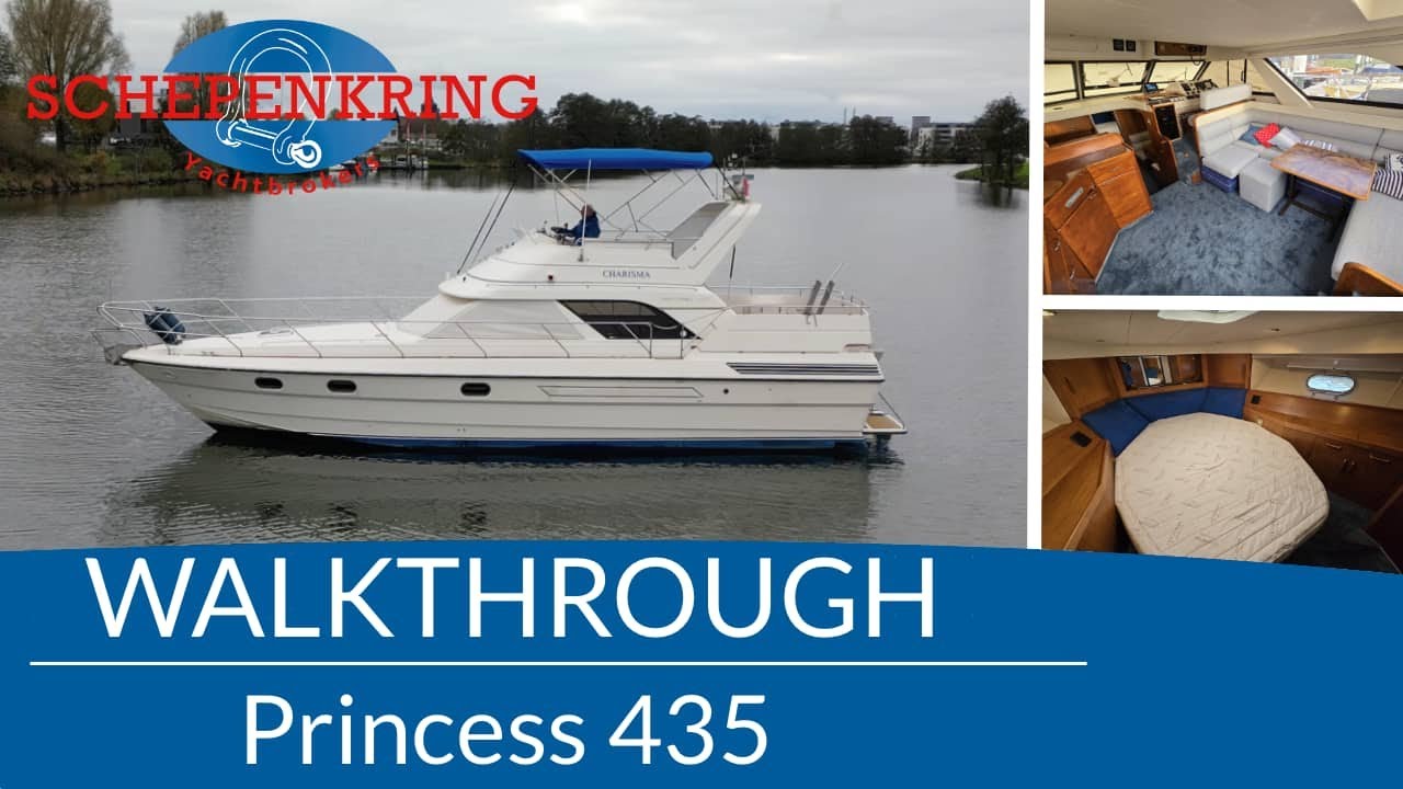 Princess for sale Walktrough | Schepenkring jachtmakelaars | Krekelberg Nautic